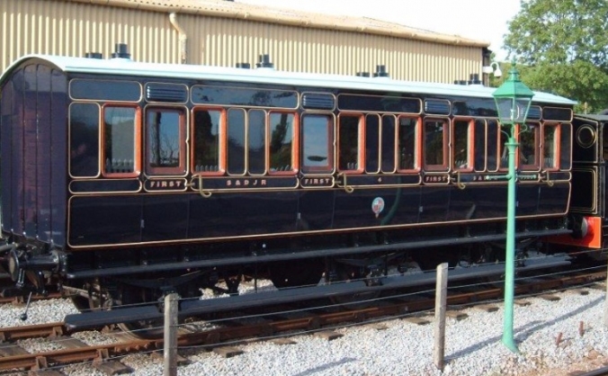 Victorian railway carriage