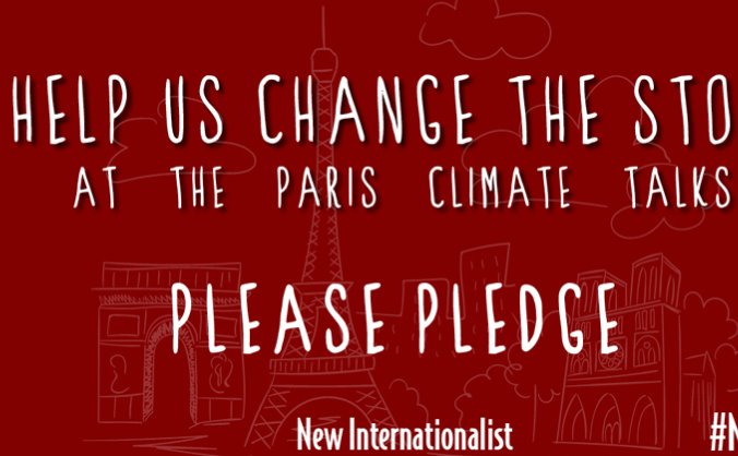 Help us change the story at Paris climate talks