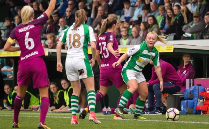 Turning professional in the top tier of the FA WSL