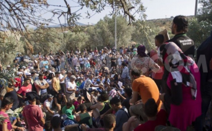 Trying to save lives in lesvos