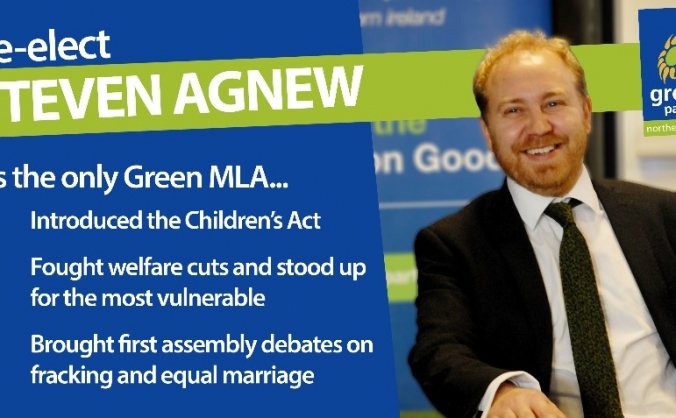 Help re-elect Steven Agnew MLA to the NI Assembly