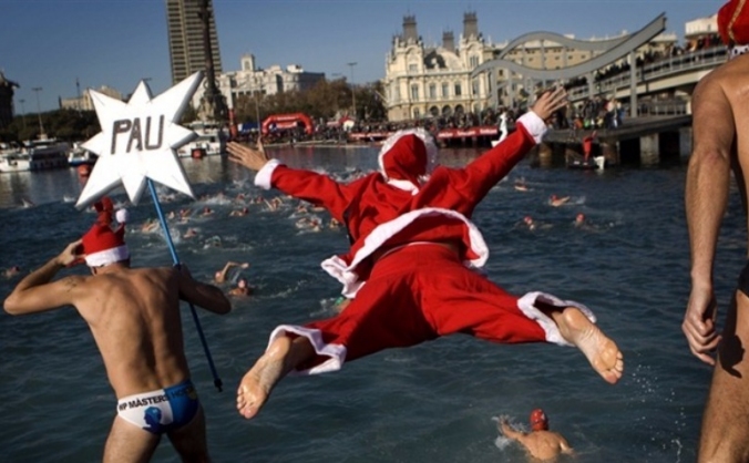 Winter swim to warm children's hearts