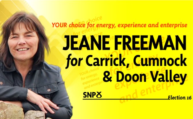 Jeane Freeman SNP for Holyrood 2016