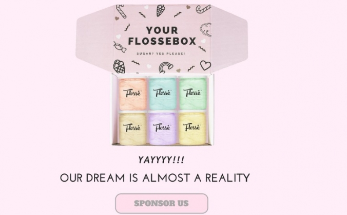 Flosse - Flavoured candyfloss with a twist