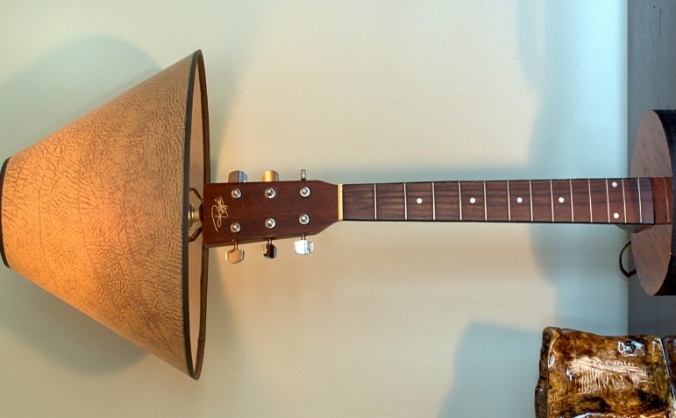 Hand Crafted Guitar Lamp