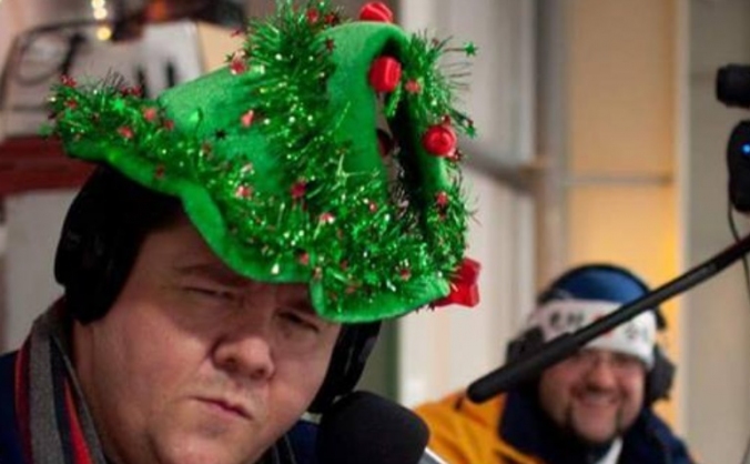 Ben's Christmas Jumper and Santa Hat challenge!