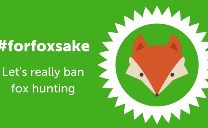 #forfoxsake let's ban fox hunting