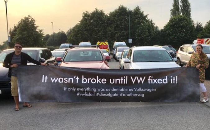We want a van to carry our #vwfixfail message