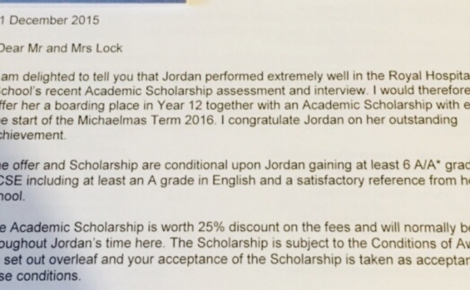 A Level offer - Please keep my dreams alive