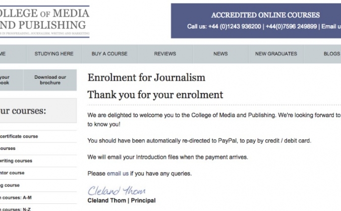 NCTJ Journalism Course