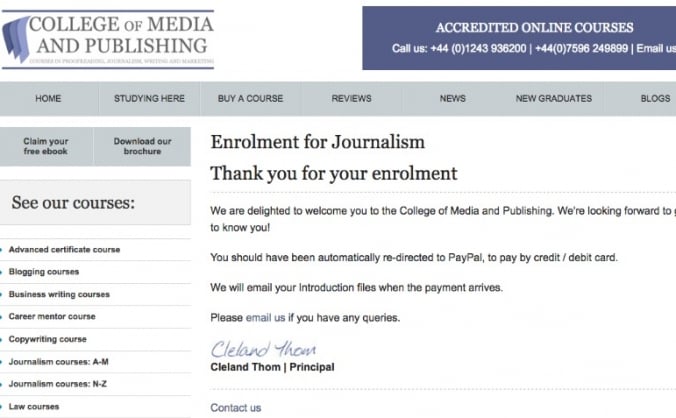 Top Up - Journalism Course