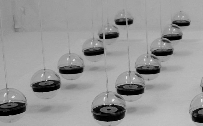 Art Installation - 100 Magnetic Pendulums
