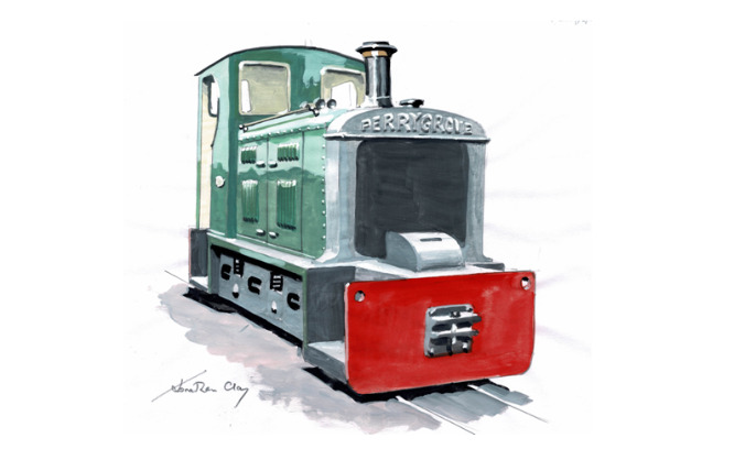 Perrygrove railway new locomotive