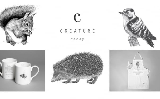 Creature Candy Hedgehog, Squirrel & Bird Designs