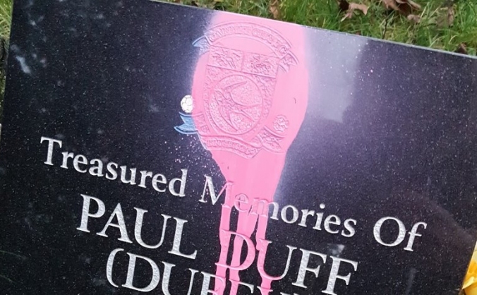 Paul Duff headstone repair