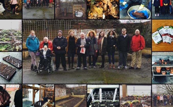 Community Garden at John Archer Hall, Toxteth