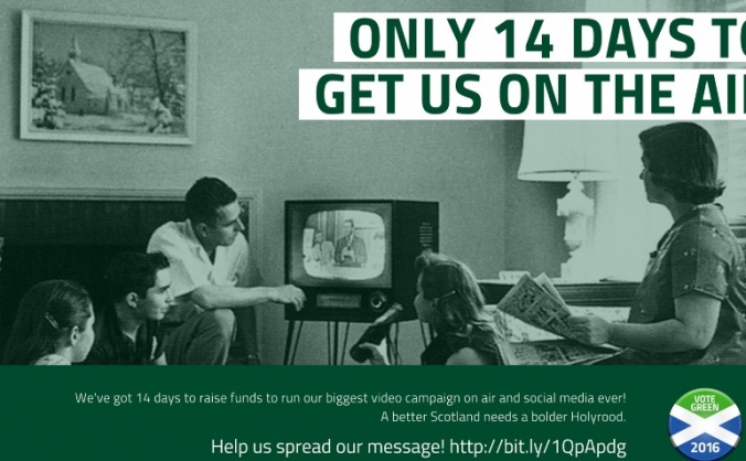 14 Days To Get On Air #GreenHolyrood