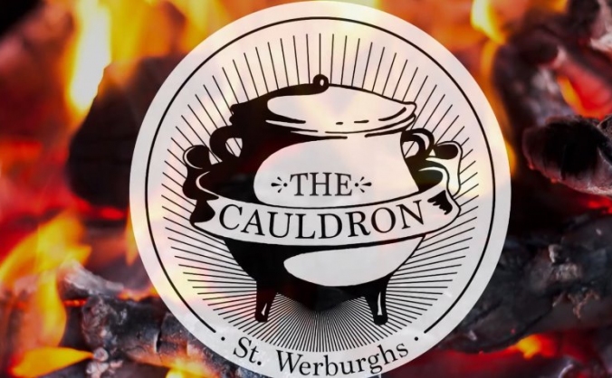 The Cauldron Restaurant - A kitchen on fire!