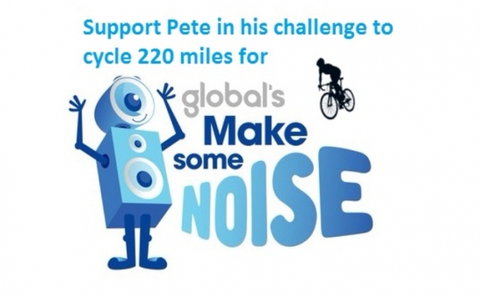 Pete is cycling the Ewood Park - Newbury Challenge