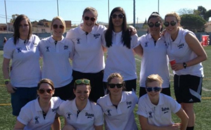 Hope Womens Football on Tour