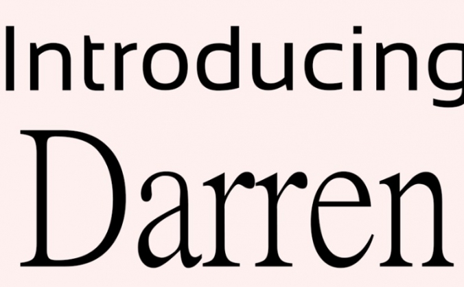 Introducing Darren