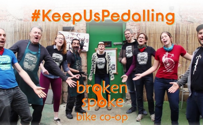 Keep Broken Spoke pedalling!