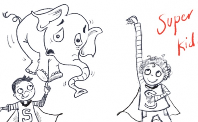 Superheroes save the music! Children's book!