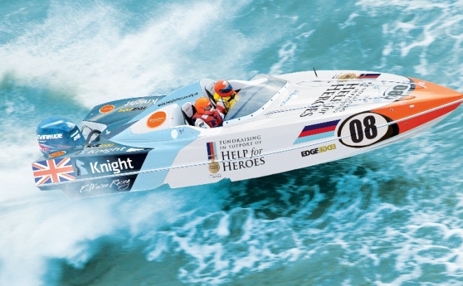 Powerboat team racing to support Help for Heroes
