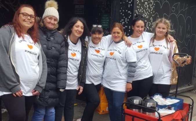 Caring for the homeless Manchester