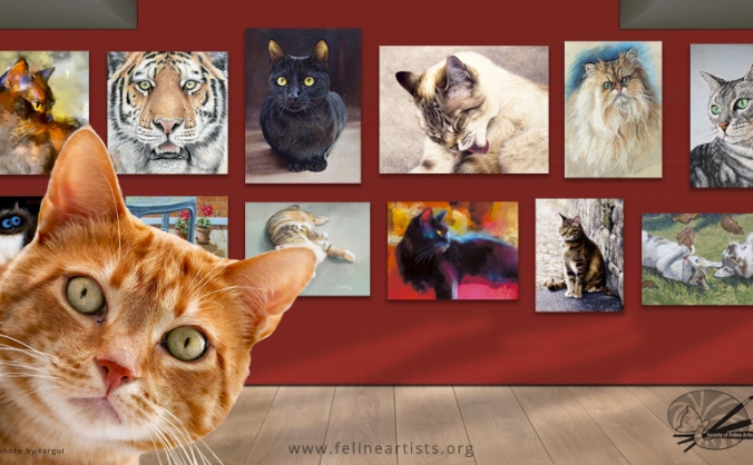Contemporary Cat Art In The Capital