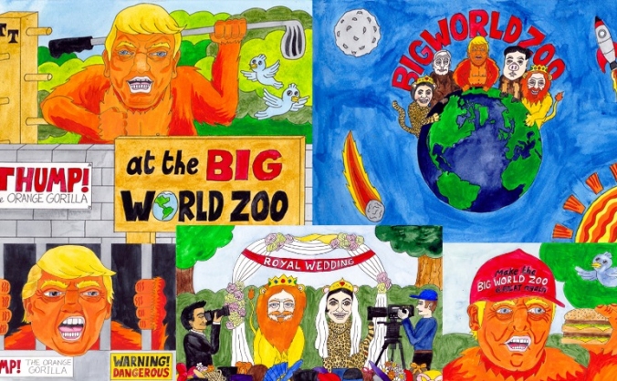 THUMP the Orange Gorilla at the Big World Zoo
