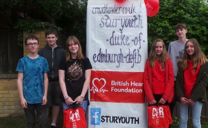 SturYouth-Duke of Edinburgh-Defib