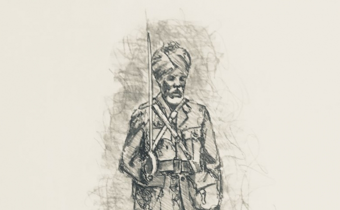 Sikh Soldier Statue - First World War Centenary