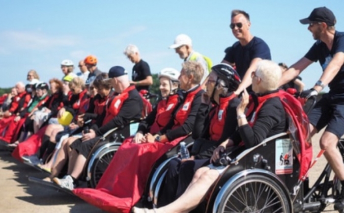 Inclusive pedals: Cycling Without Age Chesterfield