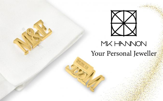 MK HANNON Jewellery - Custom Wedding Cufflinks