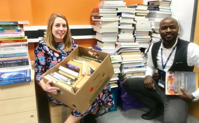 Ship donated books to University of Jos, Nigeria