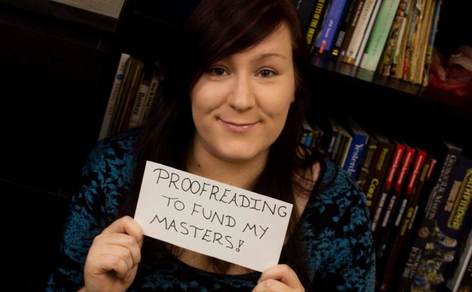 Proofreading to fund my master’s degree!