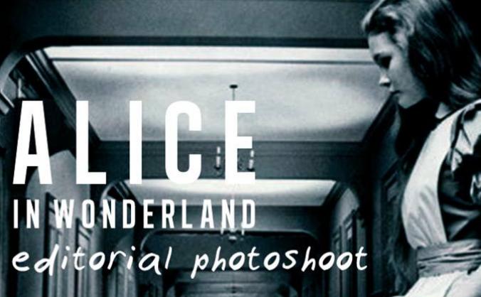 'Alice in Wonderland' High Fashion Editorial Book.