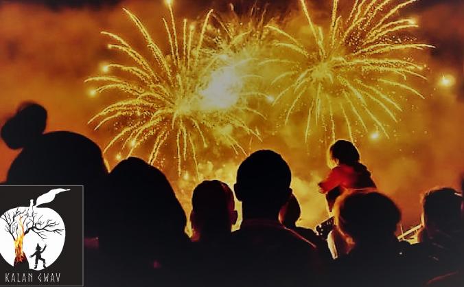 Fireworks at Saltash Kalan Gwav