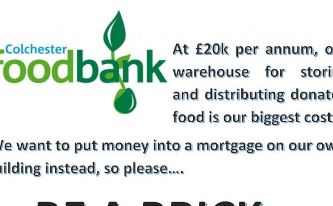 Colchester Foodbank Food HQ new premises fund