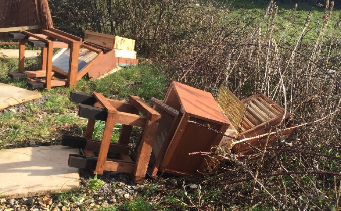 Honeybee Apiary Re-build