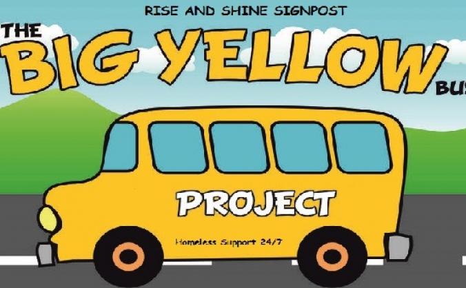 Rise And Shine Signpost The Big Yellow Bus Project