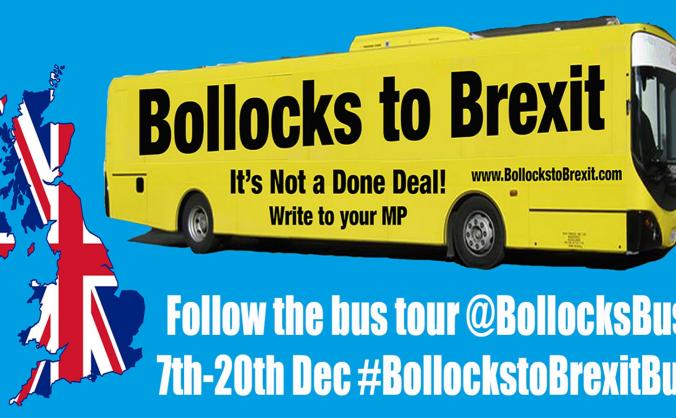 Bollocks To Brexit Bus