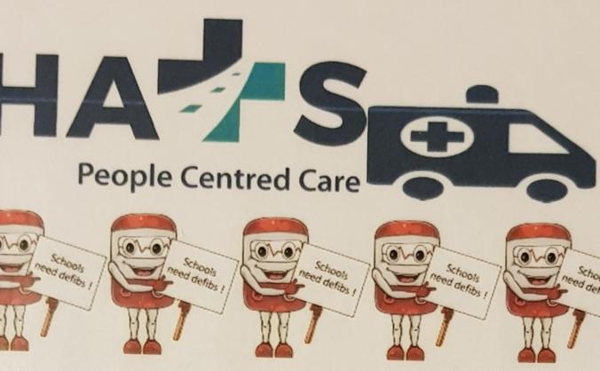RAISING MONEY FOR 10 DEFIBS FOR SCHOOLS