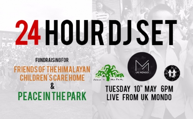 24 Hour DJ Set: Fundraiser for PITP & FOHCCH