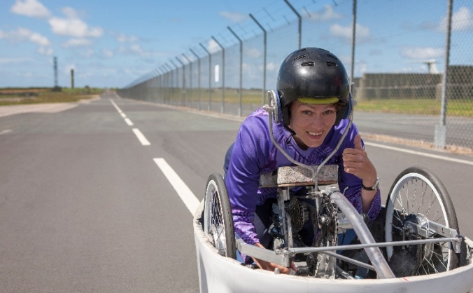 Project Nevada - world hand-cycling speed record