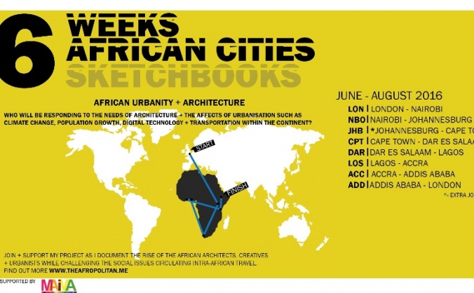 6 Weeks, 6 African Cities, 6 Sketchbooks