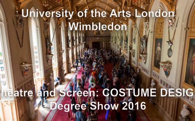Costume Design: Theatre and Screen WCA Degree Show