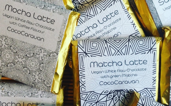 CocoCaravan's new raw and vegan white chocolate
