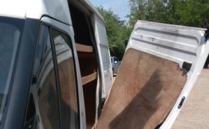 Dad's van contents stolen